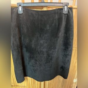 Leather Lord and Taylor skirt silk lined. Size 12